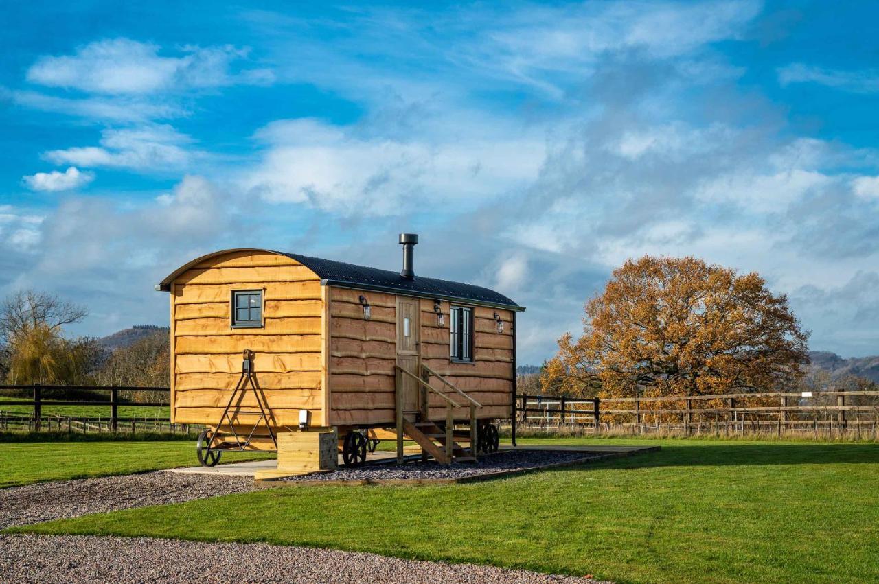 Monkwood Shepherds Hut - Ockeridge Rural Retreats Worcester Extérieur photo